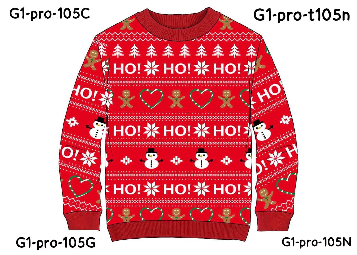 Sueter sweater navidad navideño rojo mujer dama niña niño hombre caballero