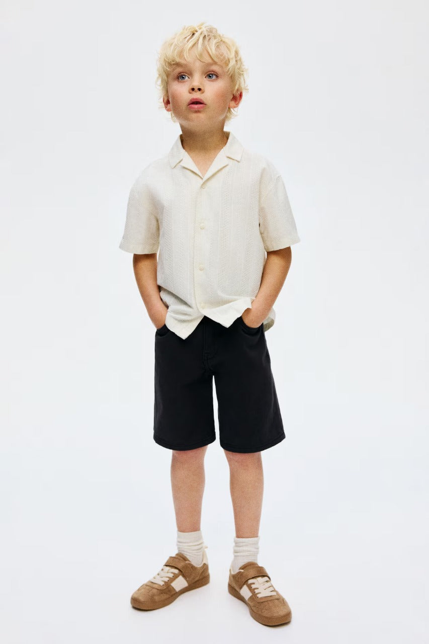 Camisa blanca formal niño H&M 1290778001
