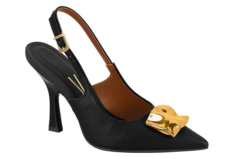 Zapato dama tacon mujer Vizzano Pelica negro 7286