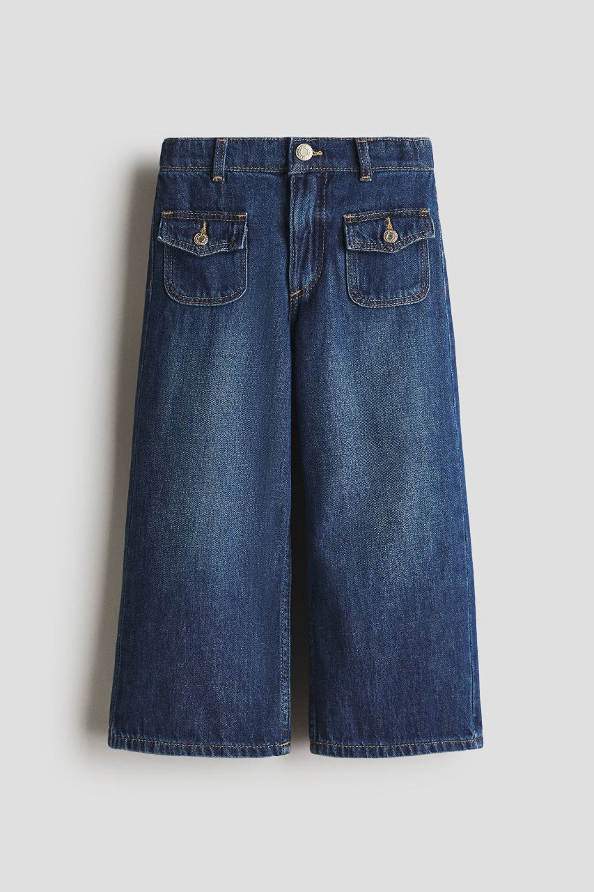 Pantalon azul jeans niña H&M 1303044001