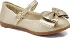 Zapatillas doradas chongo bebe y niña dorado formal 151236000-000069