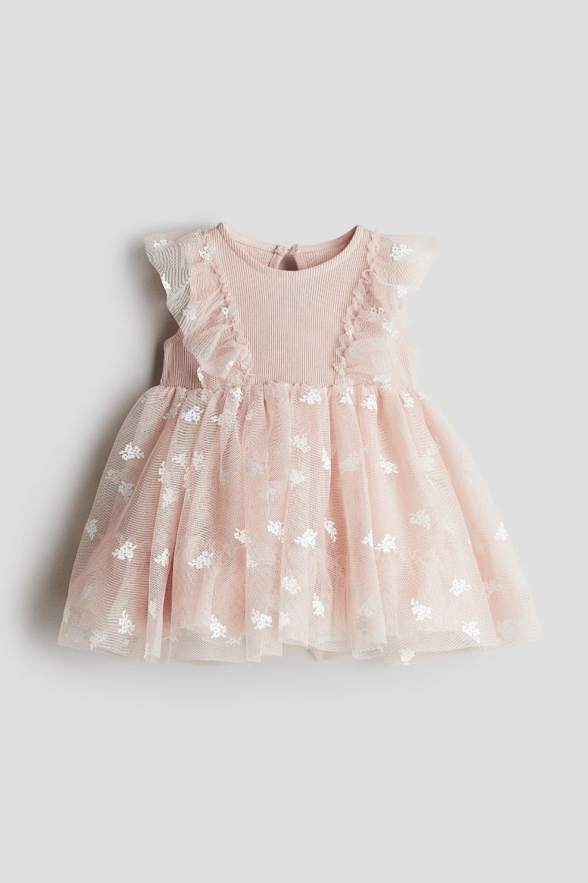 Vestido rosado tutu bebe niña H&M 1281868003