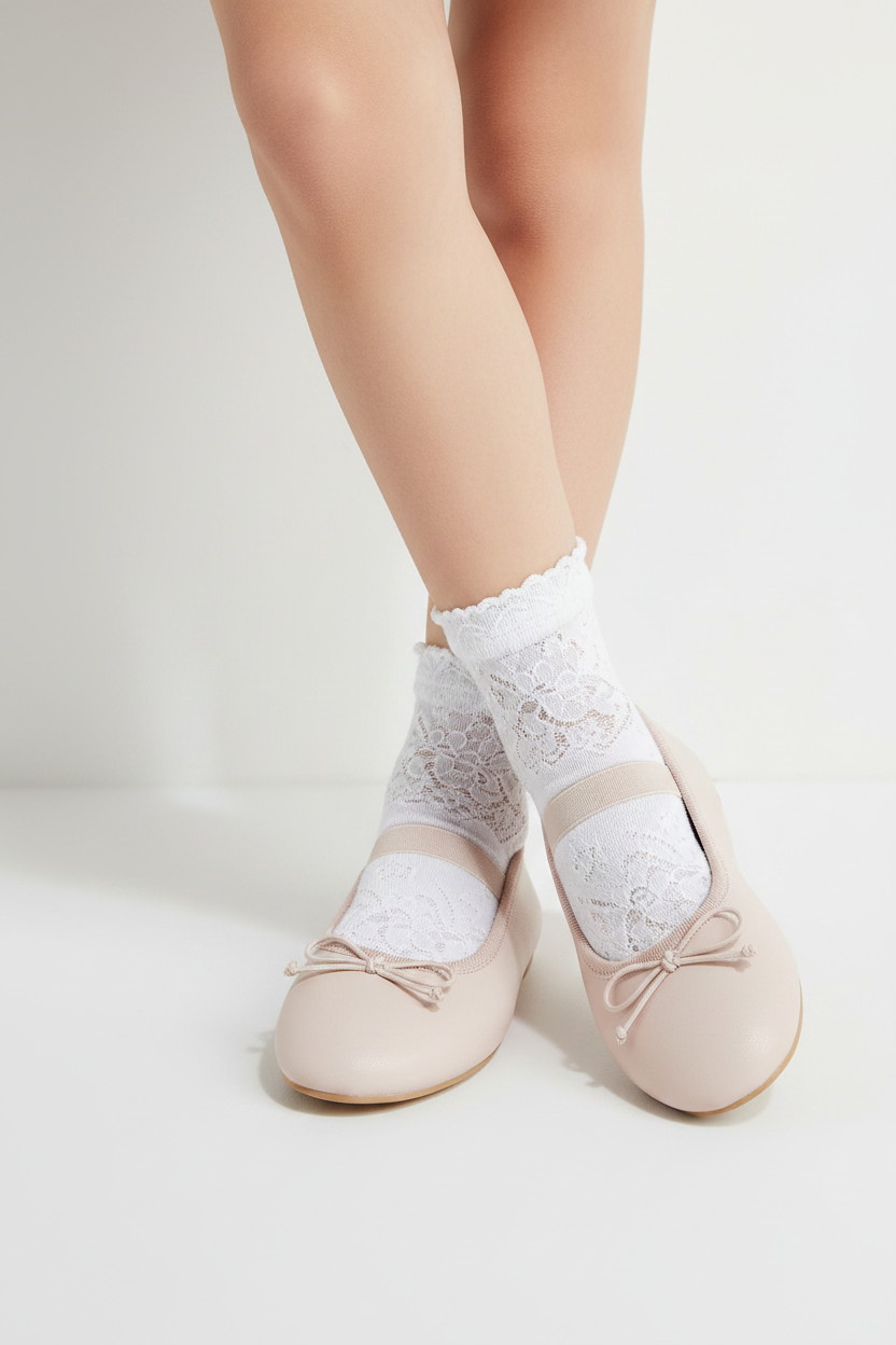 Zapatilla niña ballet rosado H&M 1297205002
