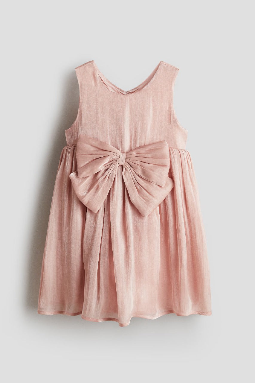 Vestido rosado chongo gala niña H&M 1308334007013