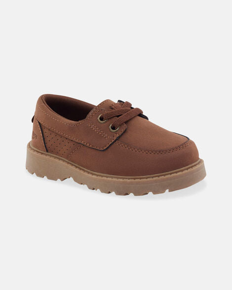Zapatos mocasines café oshkosh niño OF25J03