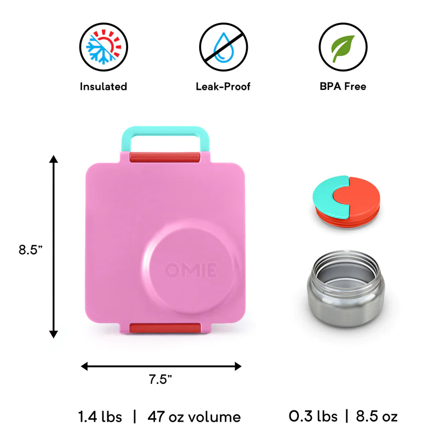 Lonchera accesorio para comida antiderrame niña OMIELIFE bento box