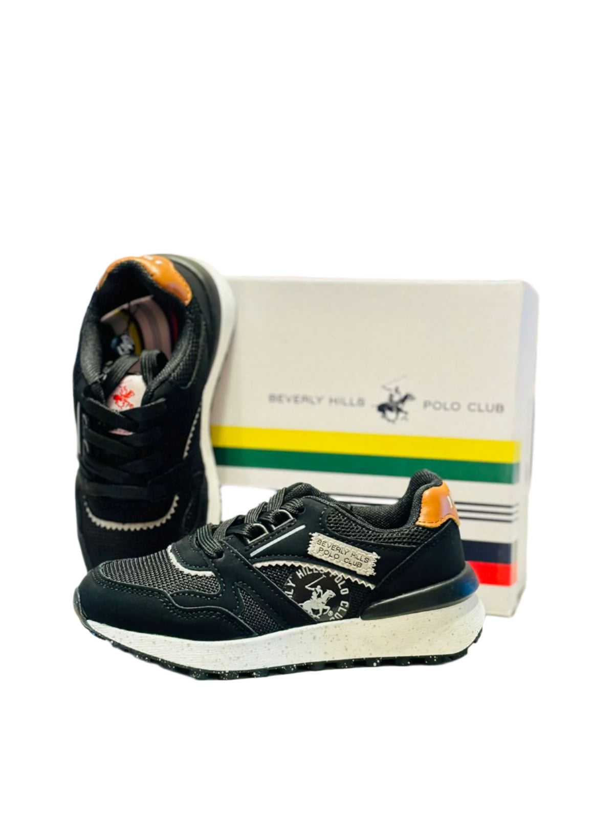 Tennis Negros niño Rocket BL-K5 Polo Club