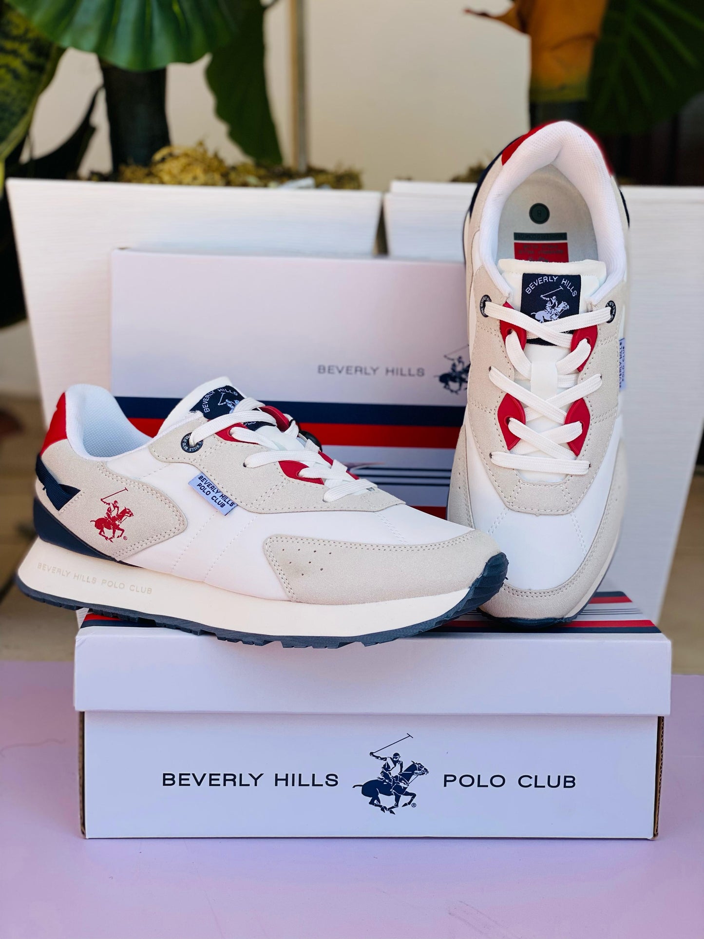 Tenis blancos polo club hombre MARTIN-WH-M6-A