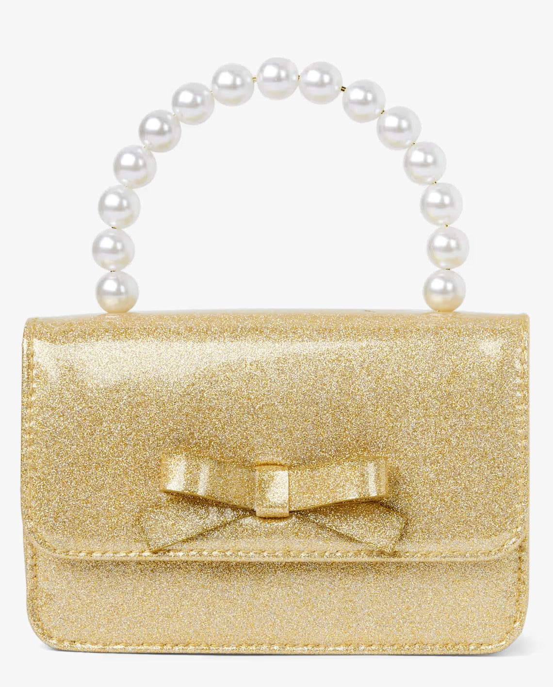 Cartera dorada Gymboree perlas