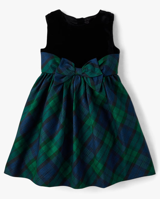 Vestido Cuadros verdes negros Gymboree 61080304