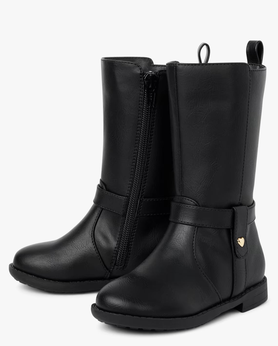 Botas negras altas Childrens place niña