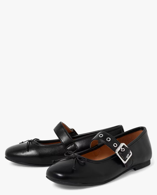 Zapatillas negras escolar niña sugar & jade zapatos negros