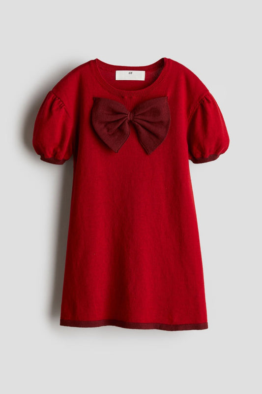 Vestido rojo chongo  H&M niña 84651248