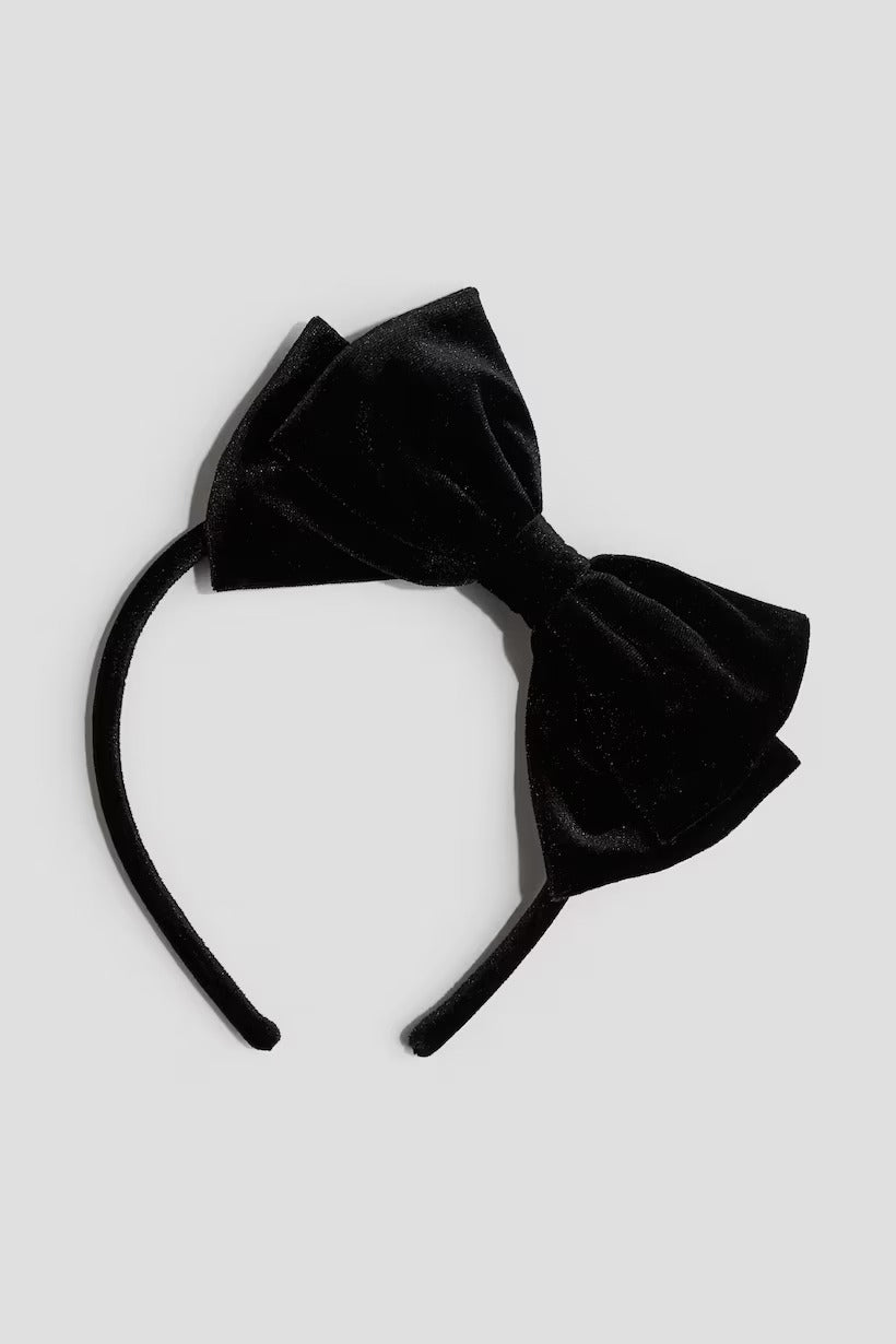Diadema negra chongo H&M