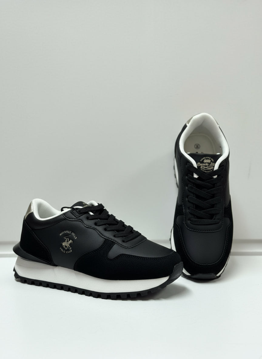 Tenis Polo Club negro mujer ZORAH-BL-W6-B 16901090 dama