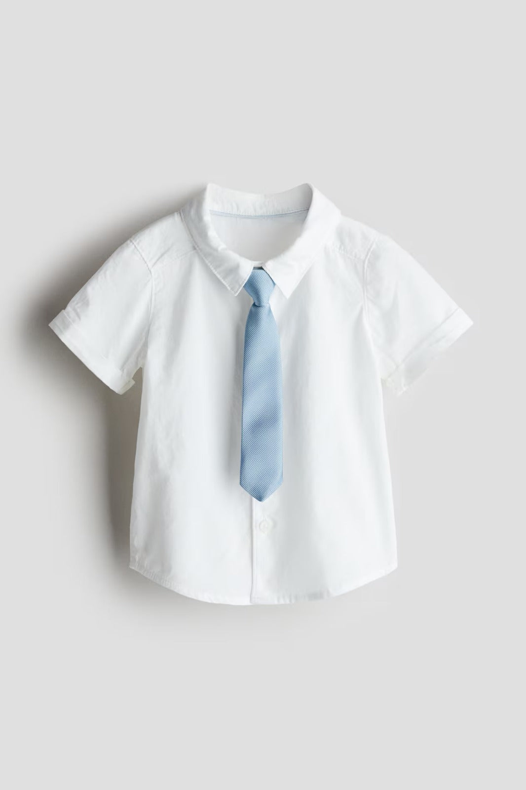 Set 2 piezas formal camisa blanca corbata niño H&M