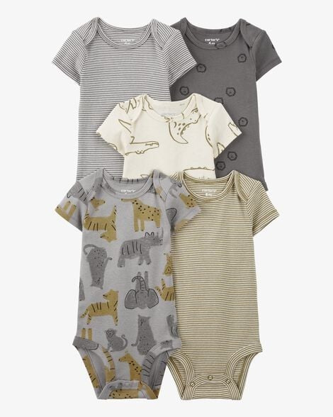Set 5 mameluco bebe niño animales Carters 1R958010