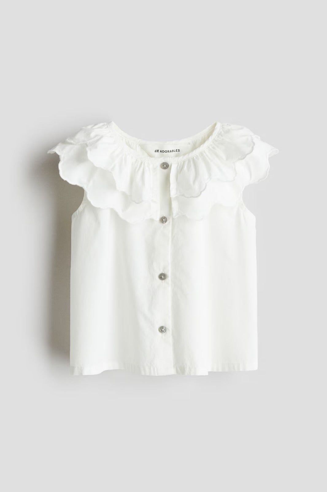 Camisa blanca revuelos adorables 1275732