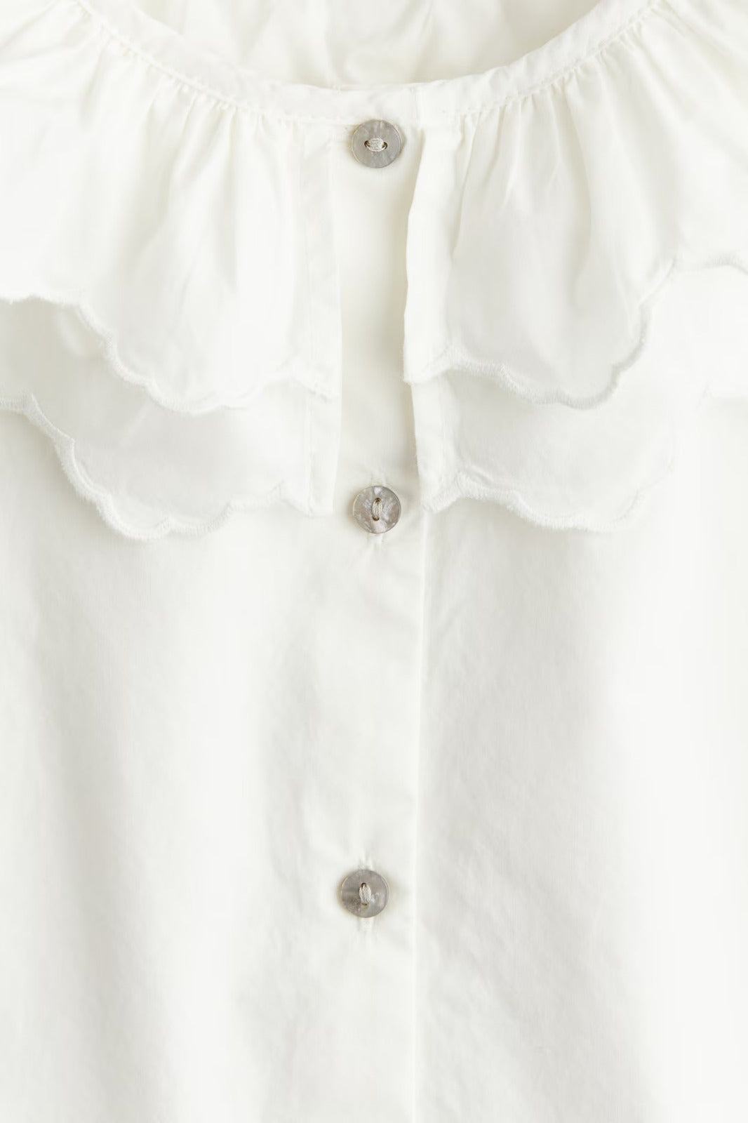 Camisa blanca revuelos adorables 1275732