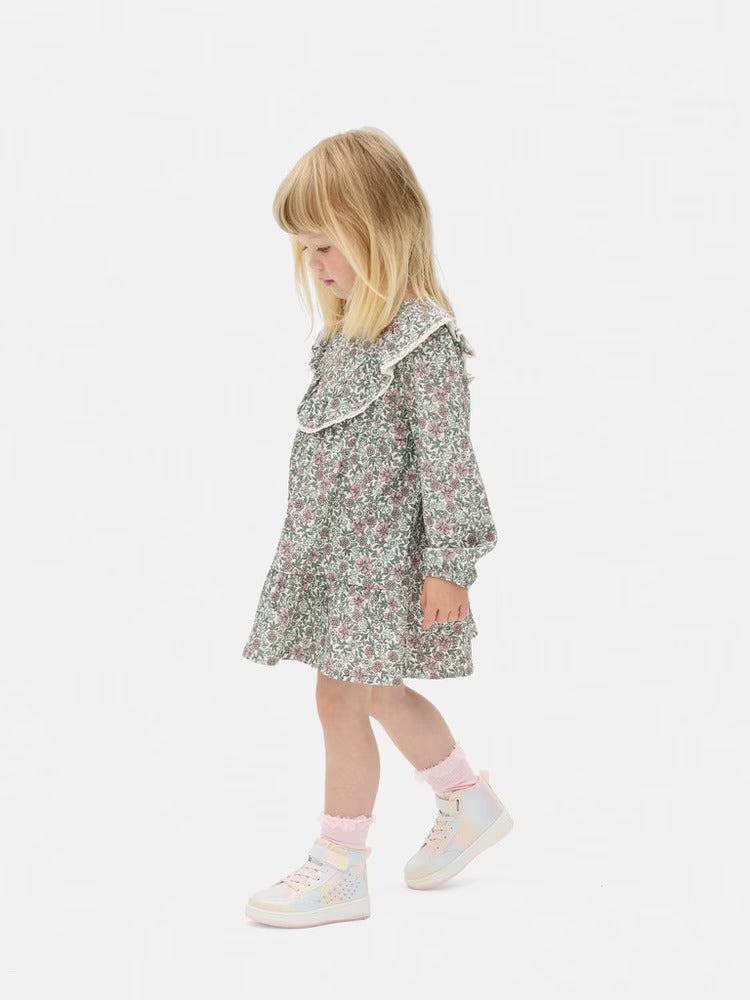 Vestido floreado rosado niña Primark