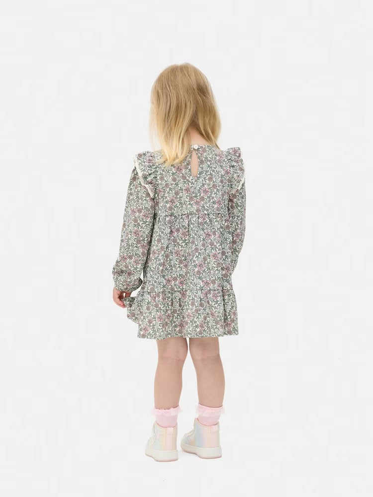 Vestido floreado rosado niña Primark