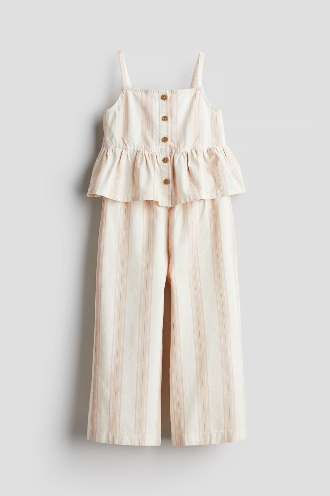 Set conjunto 2 piezas camisa pantaloneta beige H&M 1031505
