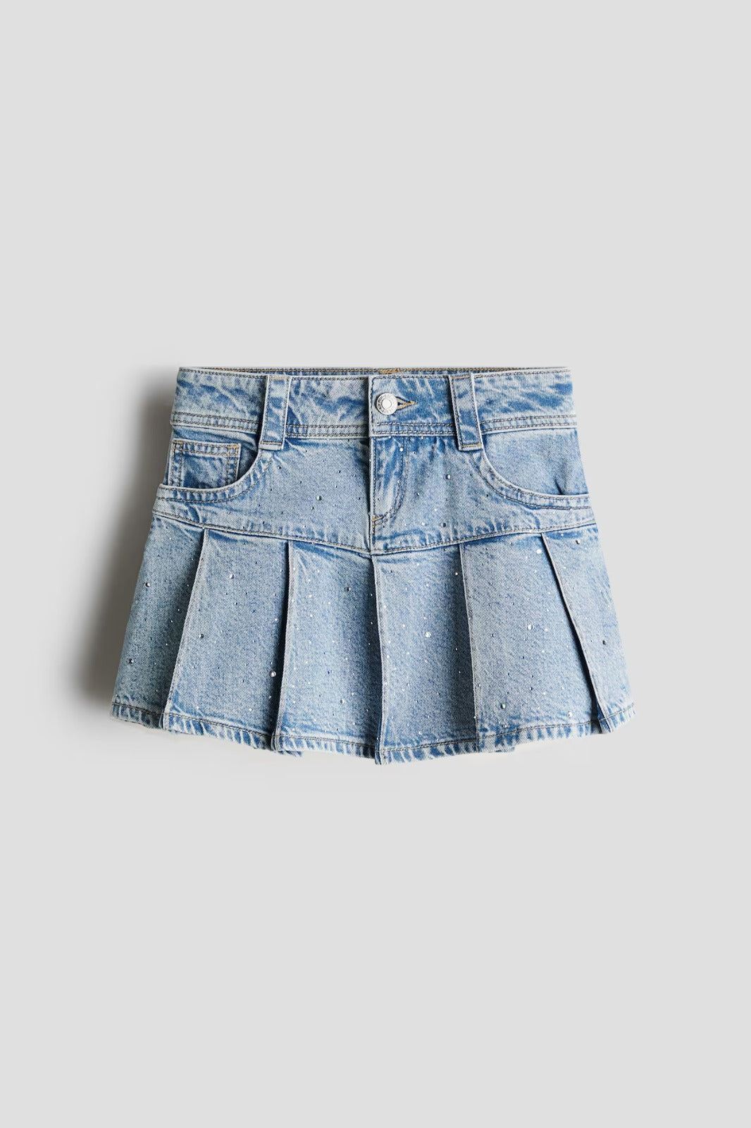 Falda azul jeans niña H&M 1263586