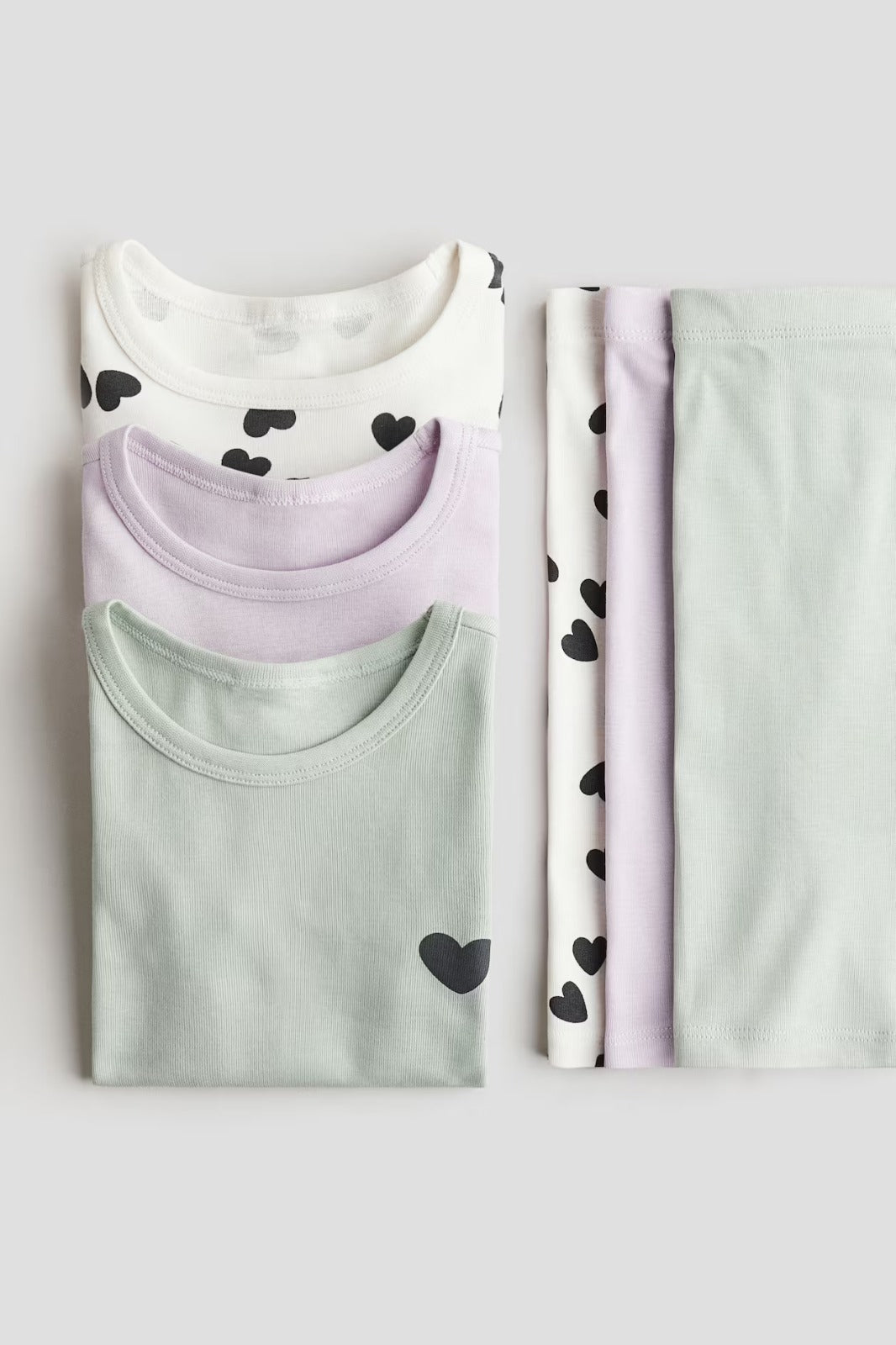 Set 3 pijamas niña H&M 1292076