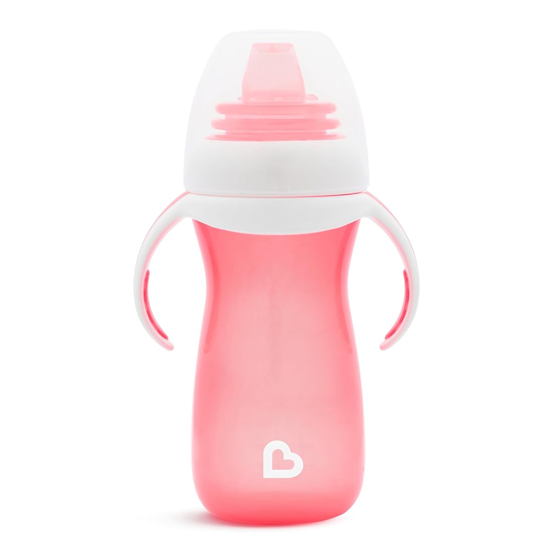Vaso termo biberon entrenador bebe niña salmón 10oz Munckin