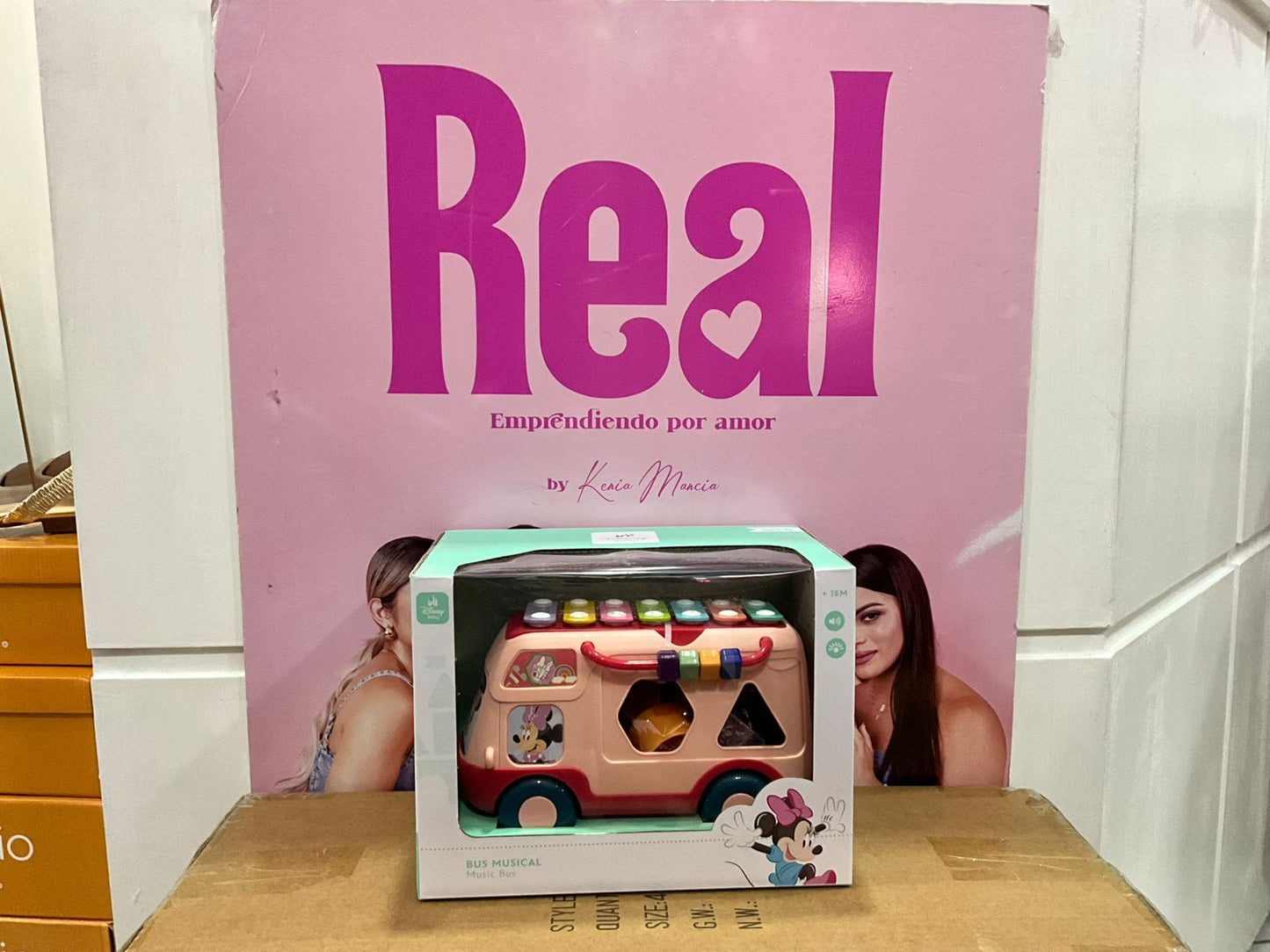 Juguete carro bus minnie musical Disney niña DT-MN-BT15 790590