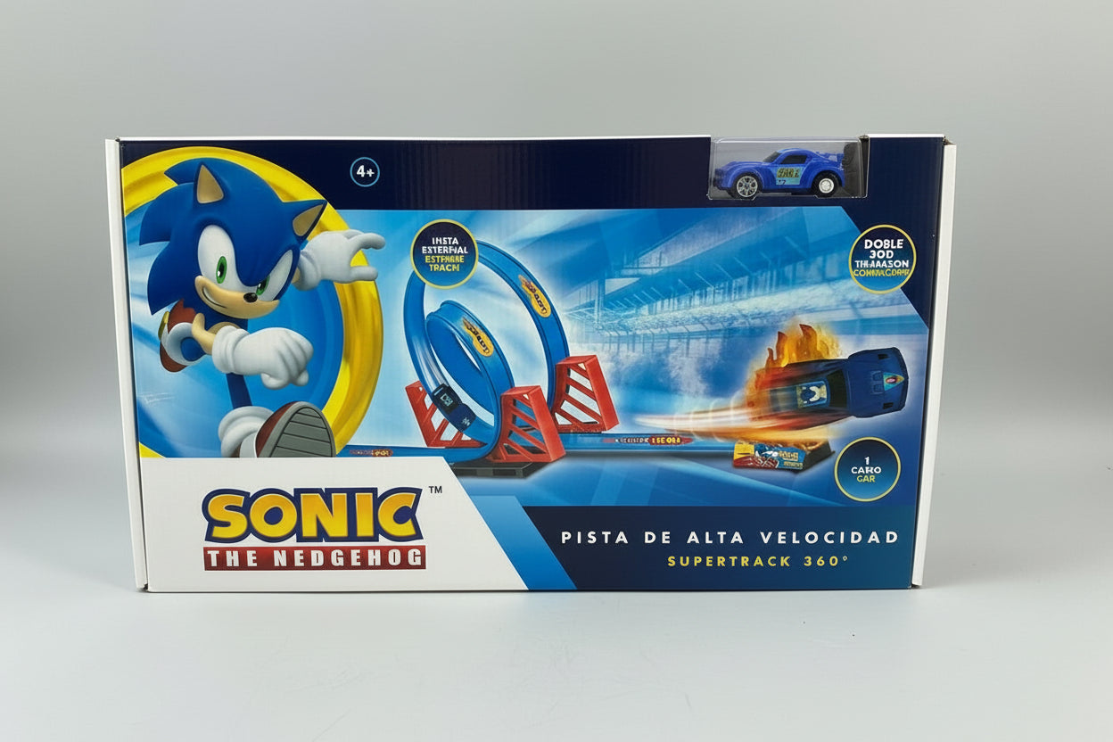Juguete pista carro sonic niño ST-SN-RT1