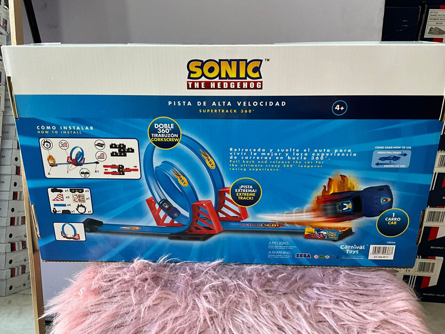 Juguete pista carro sonic niño ST-SN-RT1