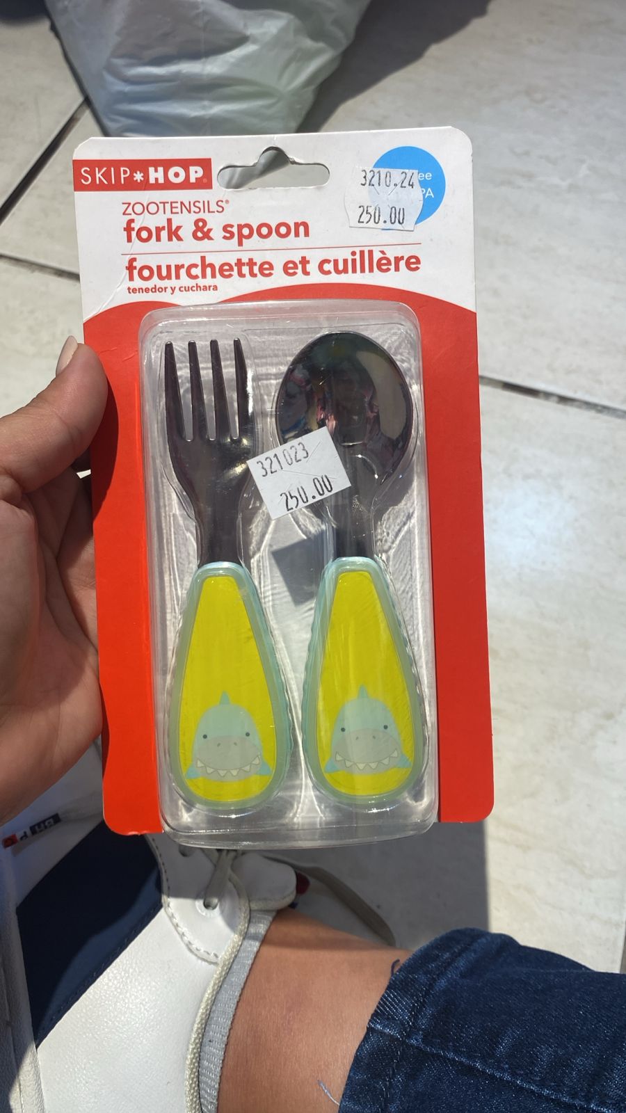 Skip Hop Tenedor y cuchara dinosaurio bebe niño