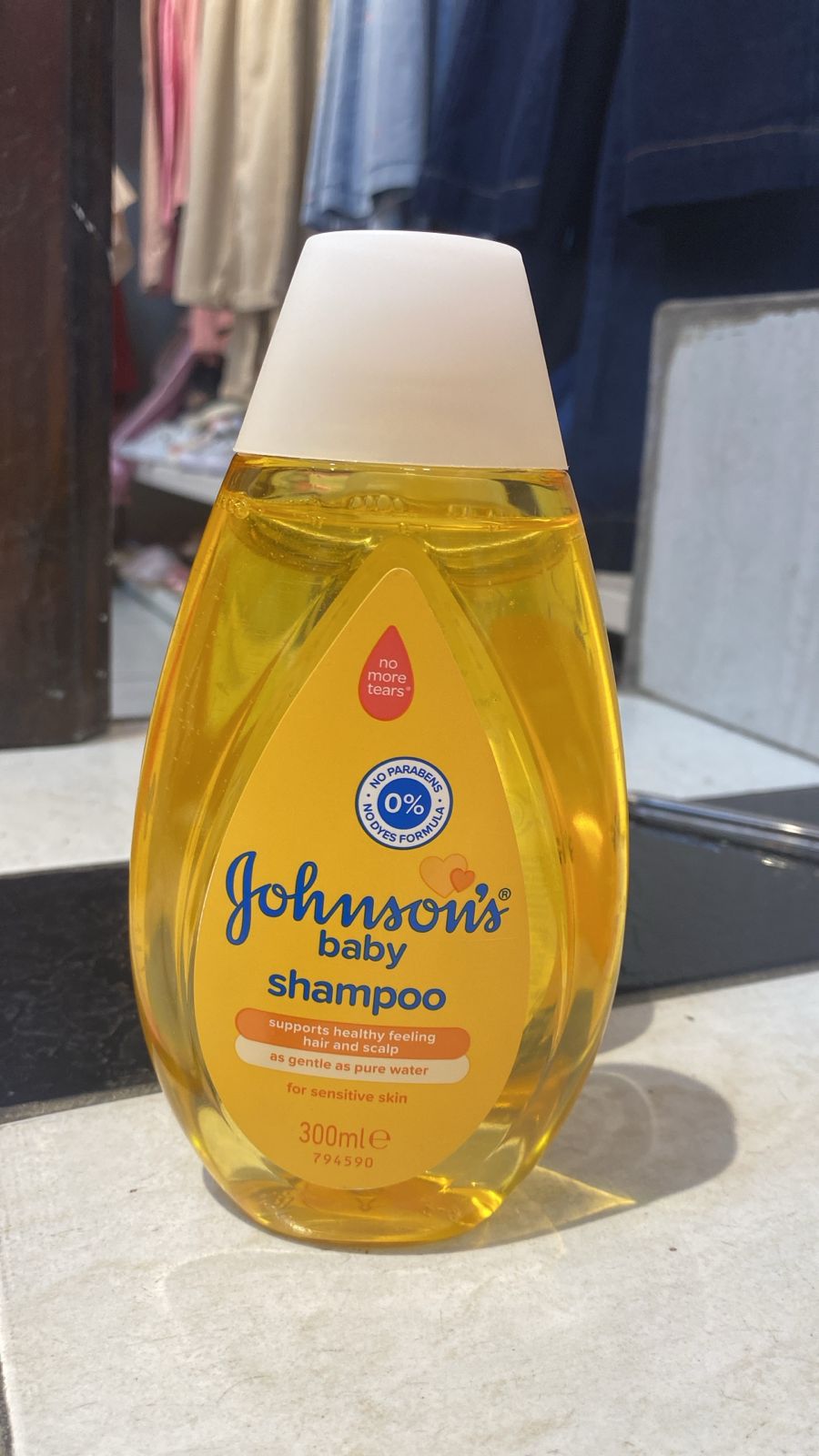 Shampoo Johnson 300 ml bebe niño niña