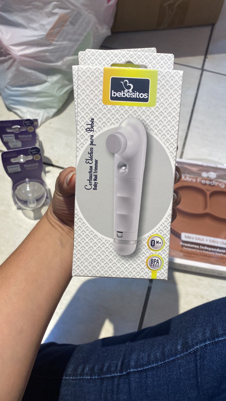 Corta uña electrico bebe niño niña bebesitos