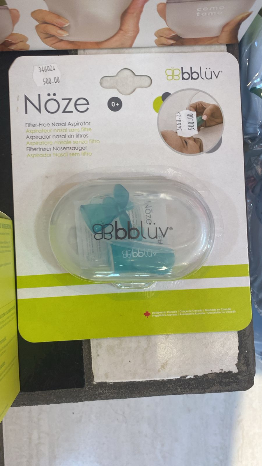 Aspirador nasal sin filtros bebe niño niña