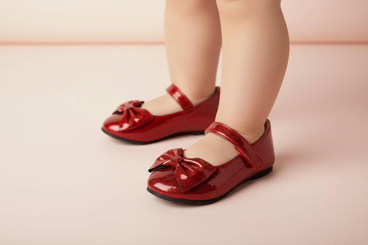 Zapatos zapatillas rojas chongo niña Childrens Place 3056882