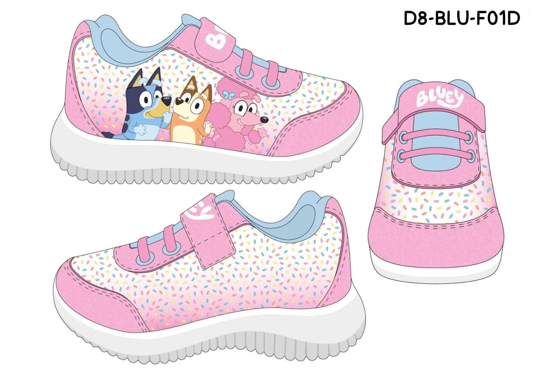 Tenis bebe niña rosado Bluey D8-BLU-F01D 690590 promo 2x1000