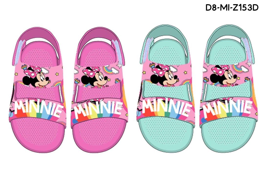 Sandalias rosadas bebe niña Minnie D8-MI-Z153D 390345
