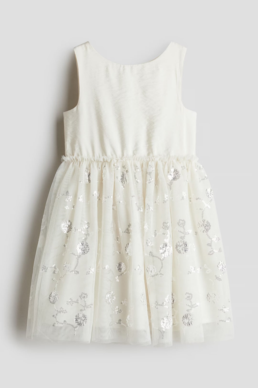 Vestido blanco niña H&M 1253915001