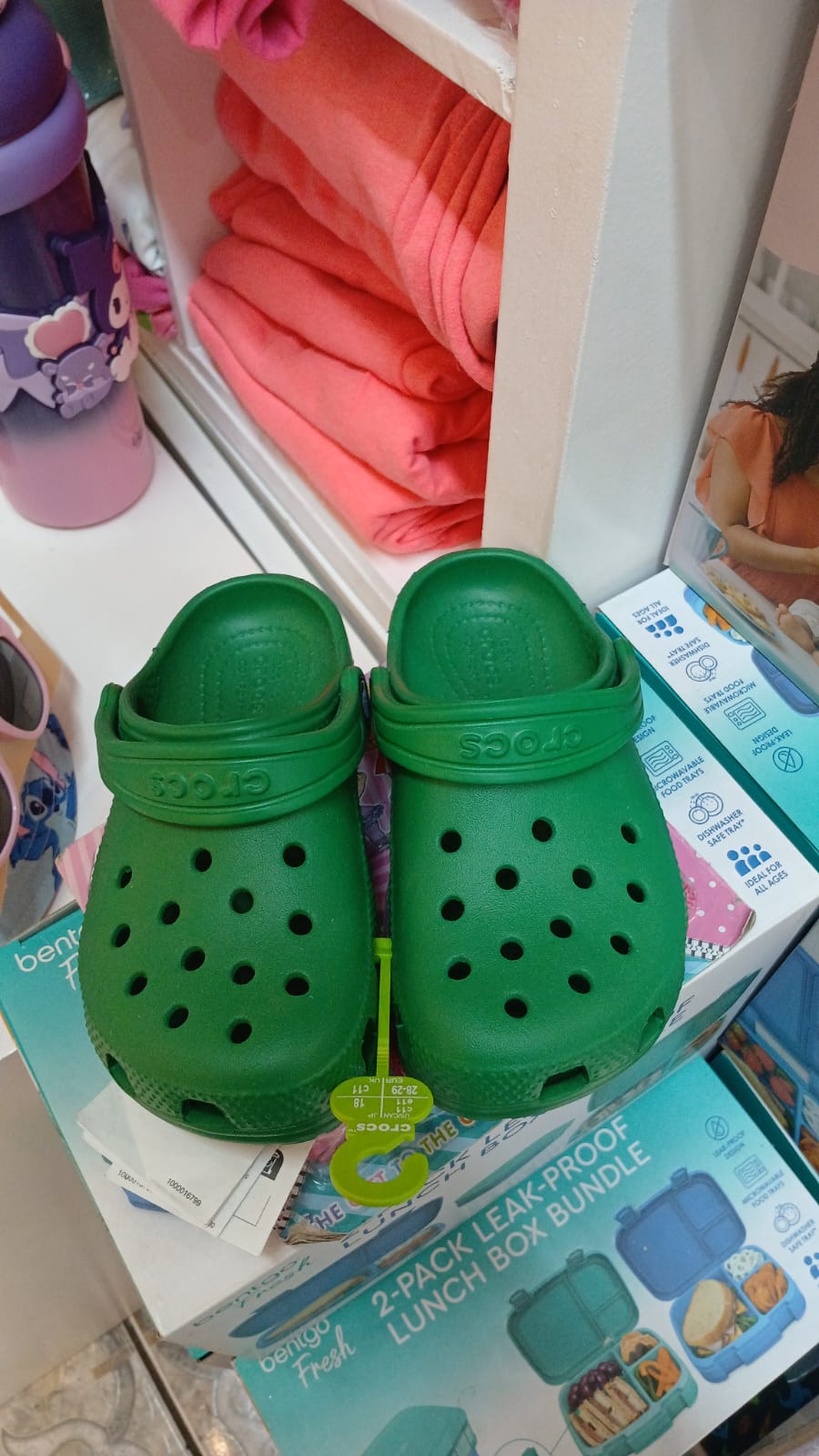 Crocs bebe niño niña verde
