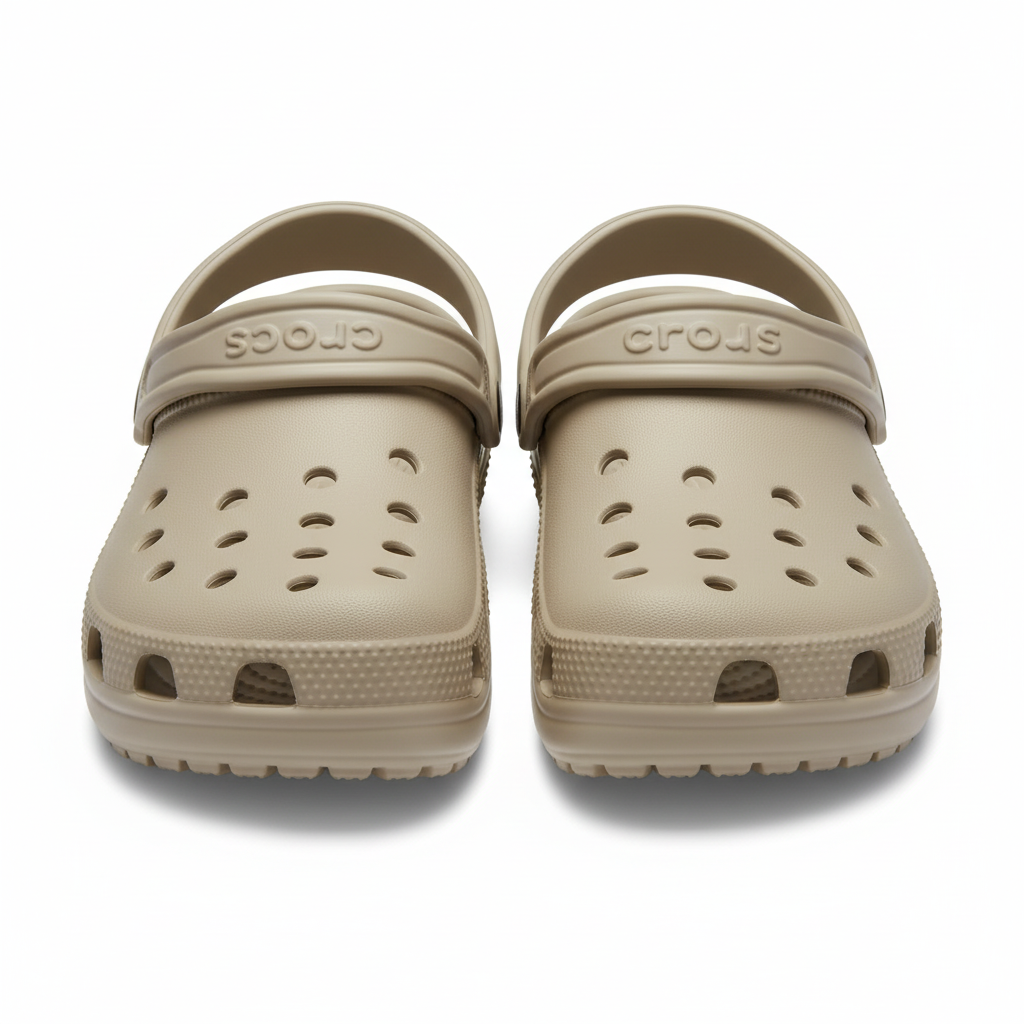 Crocs bebe niño niña beige