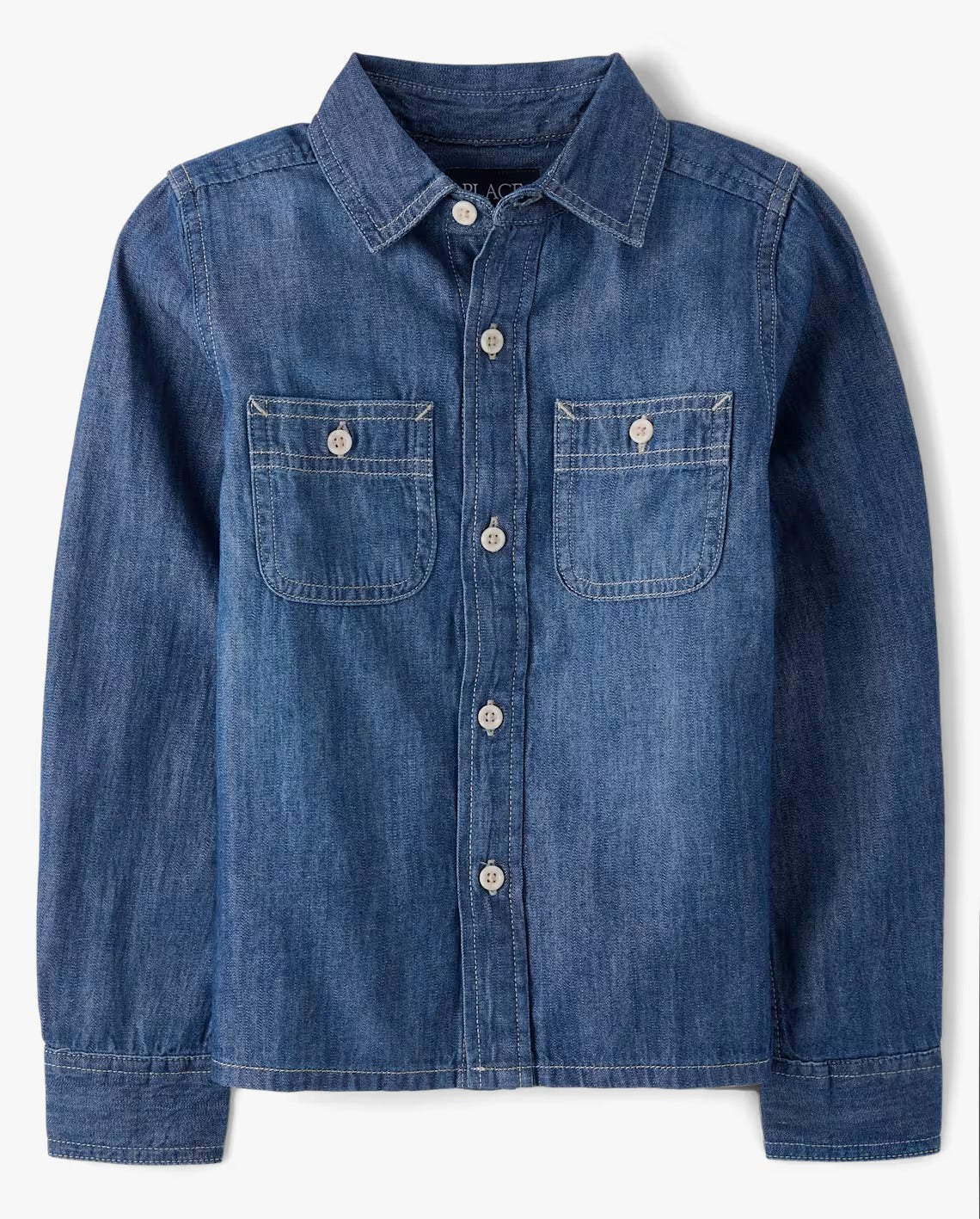 Camisa azul jeans niño Childrens Place 3058573