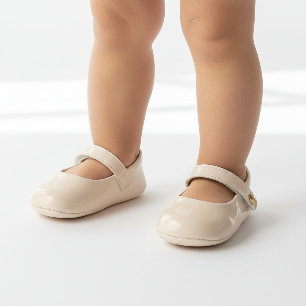 Zapatillas beige bebe niña KLIN 362002000-006998