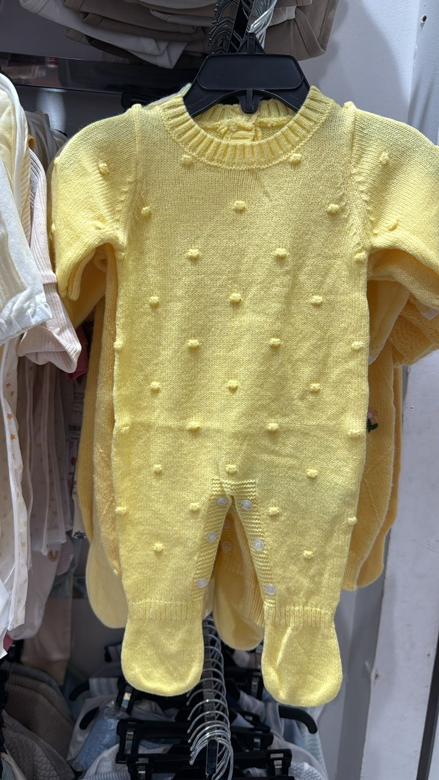 Pijama mameluco amarillo bebe niño niña