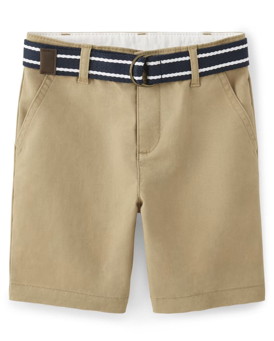 Short beige con faja Gymboree niño cafe