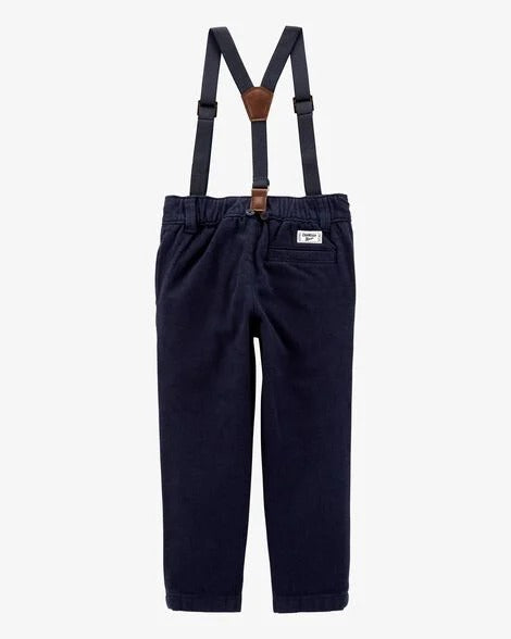 Pantalon azul formal con tirantes Oshkosh niño 2R609310 n