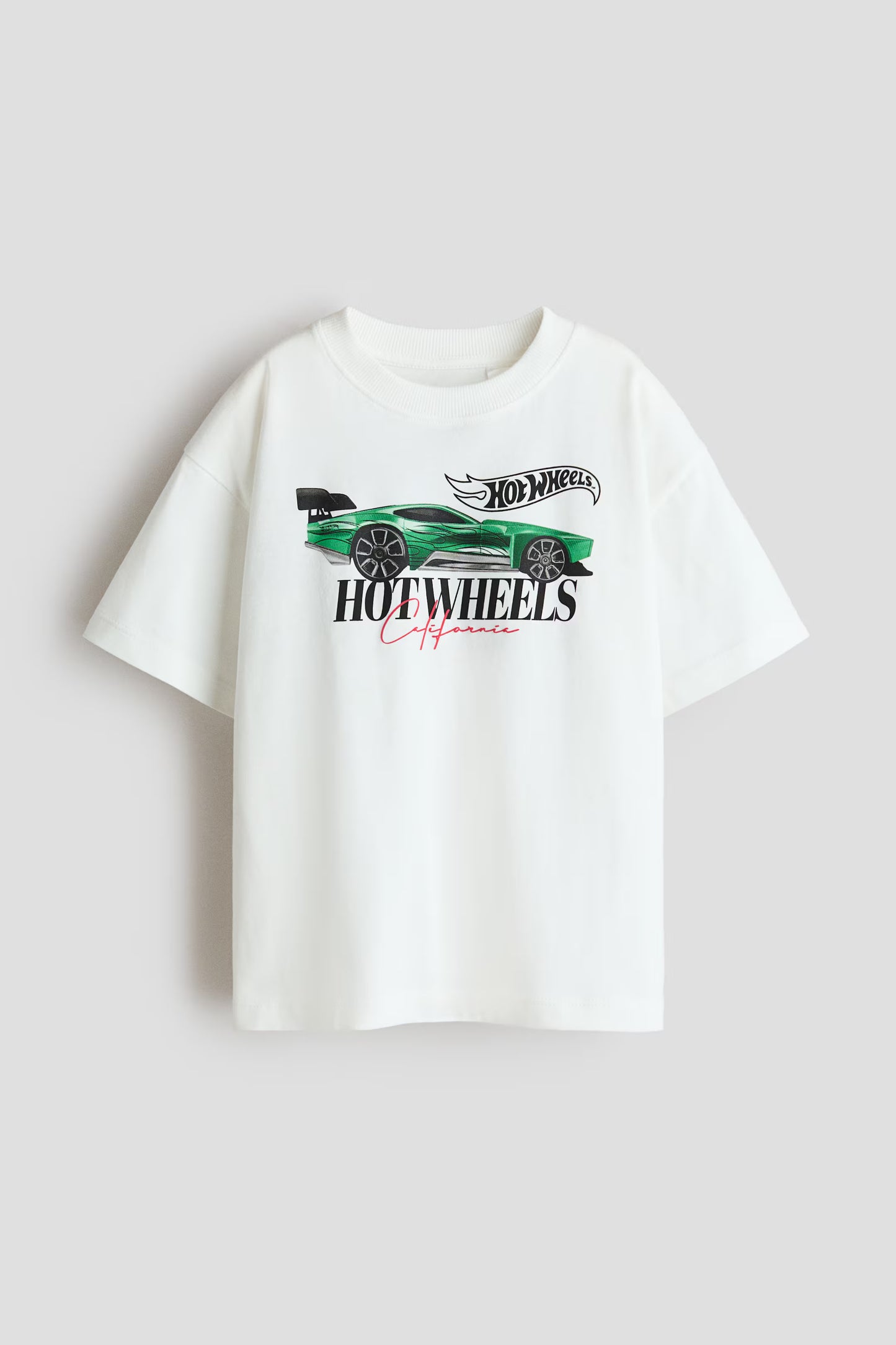 Camisa blanca verde niño Hotwheels H&M 1336998003