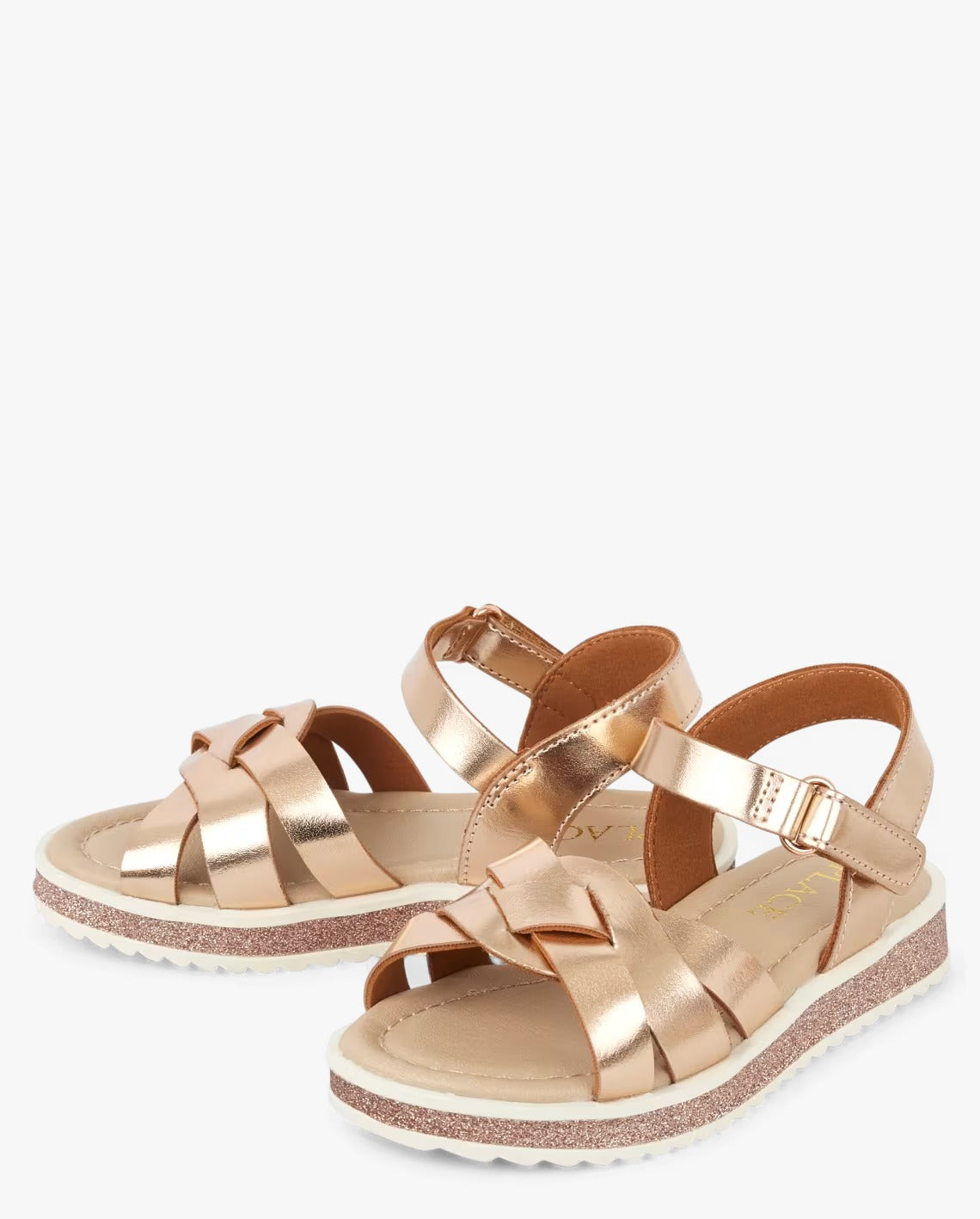 Sandalias doradas Gold Rose Childrens Place niña