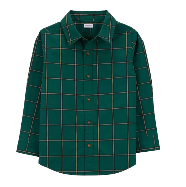 Camisa verde carters niño 2 a 12 años formal 71759088